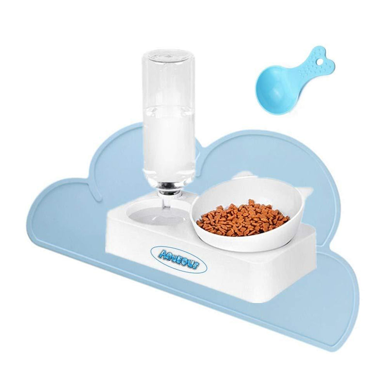 Aqueous Plastic Cat Bowls Dogs Bowls Cat Food Bowls Cat Food Dispenser Cat Water Bowl Cat Feeder Perfect Automatic Water Bowl for Cats and Small Dogs Tilted Water Cat Food Bowl Cat Water Bowl - PawsPlanet Australia