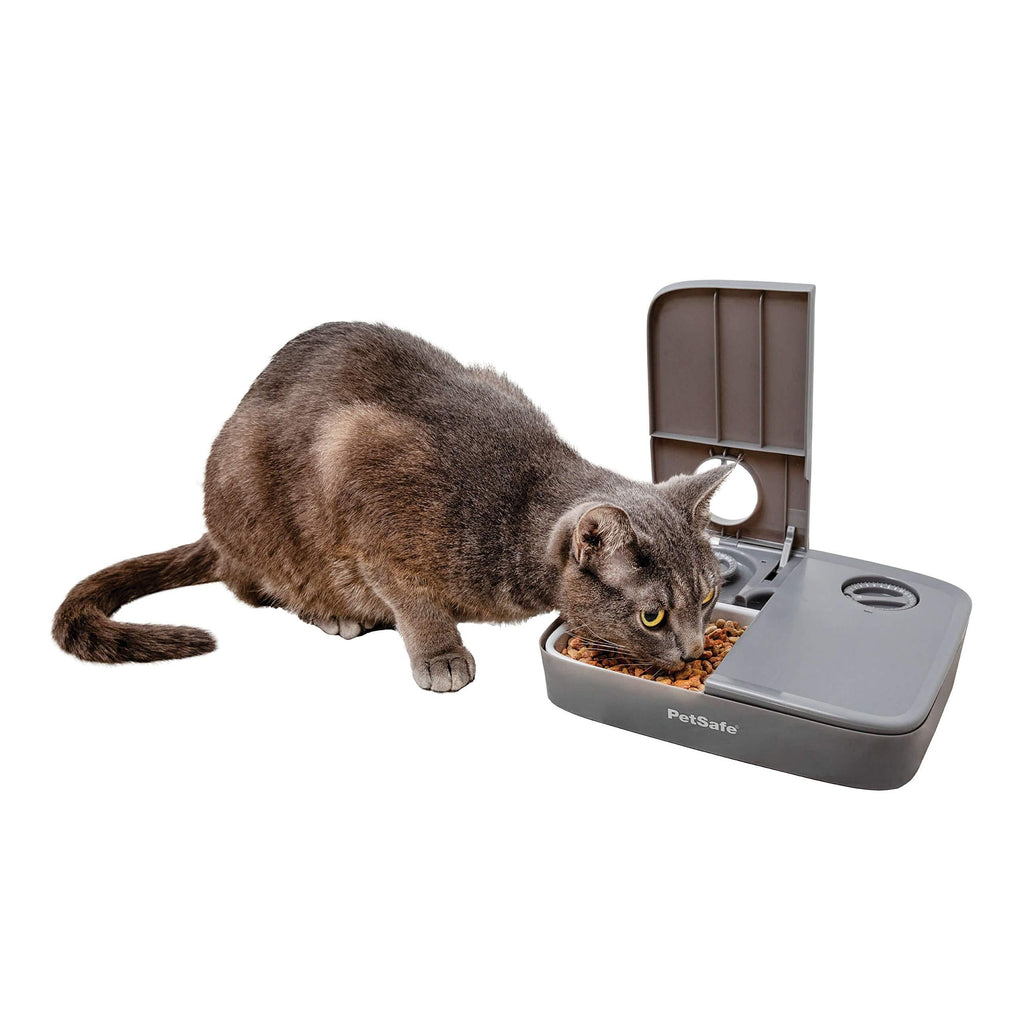 [Australia] - PetSafe Dog and Cat Food Dispenser, 5 Meal with Digital Clock or 2 Meal Tamper Resistant with Dials Automatic Pet Feeders, Portion Control, Holds Dry Food 2-Meal Feeder 