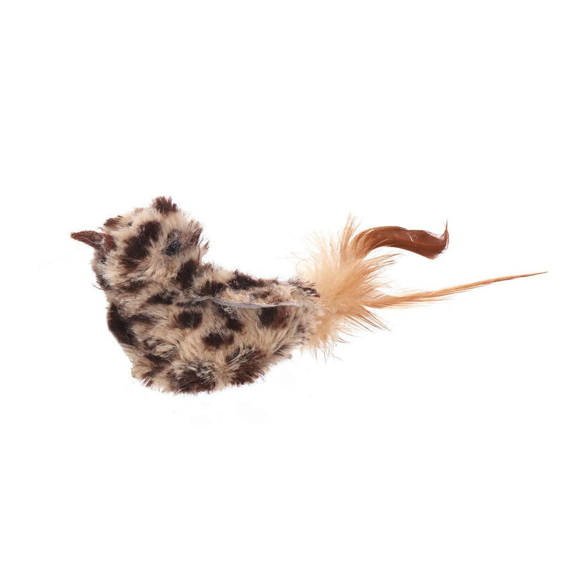 [Australia] - Ware Manufacturing Birdie Buddy Cat Toy, 3 Inch, with Catnip and Natural Feathers 
