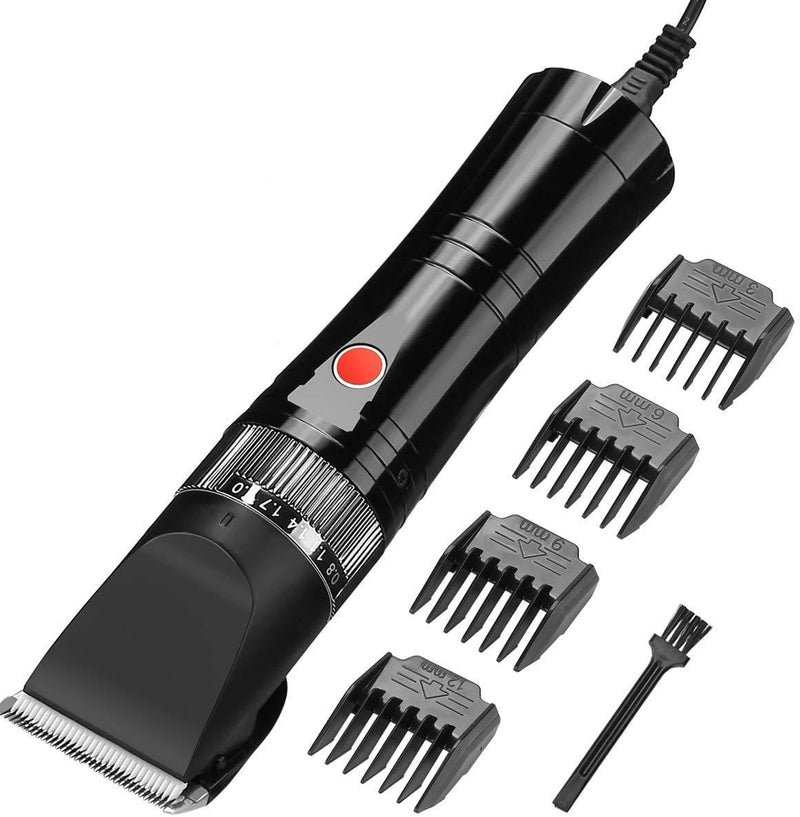 Cosyonall Dog Clippers Low Noise Electric Pet Clippers Rechargeable, Dog Trimmer Cordless Pet Grooming Tool with Comb Guides for Dogs Cats Pets - PawsPlanet Australia