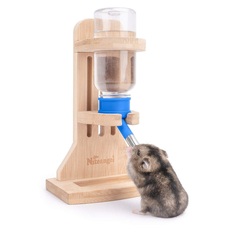 Niteangel Water Bottle with Stand for Syrian Dwarf Hamsters Gerbils Mice Rats Degus Small pet Rodents Blue - PawsPlanet Australia
