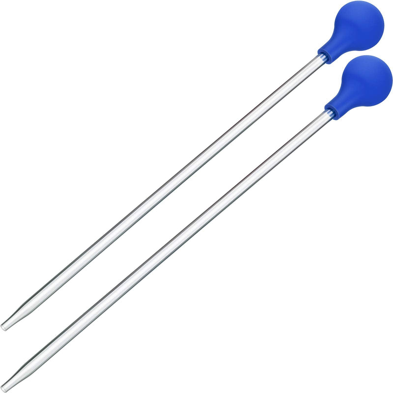2 Pieces Coral Feeder SPS Hps Feeder 13.77 Inch Long Pipette Acrylic Marine Fish Coral Food Tool Accurate Coral Spot Feeder Tube for Reef/Anemones/Brine Shrimp Most Aquarium Organisms (Blue) Blue - PawsPlanet Australia