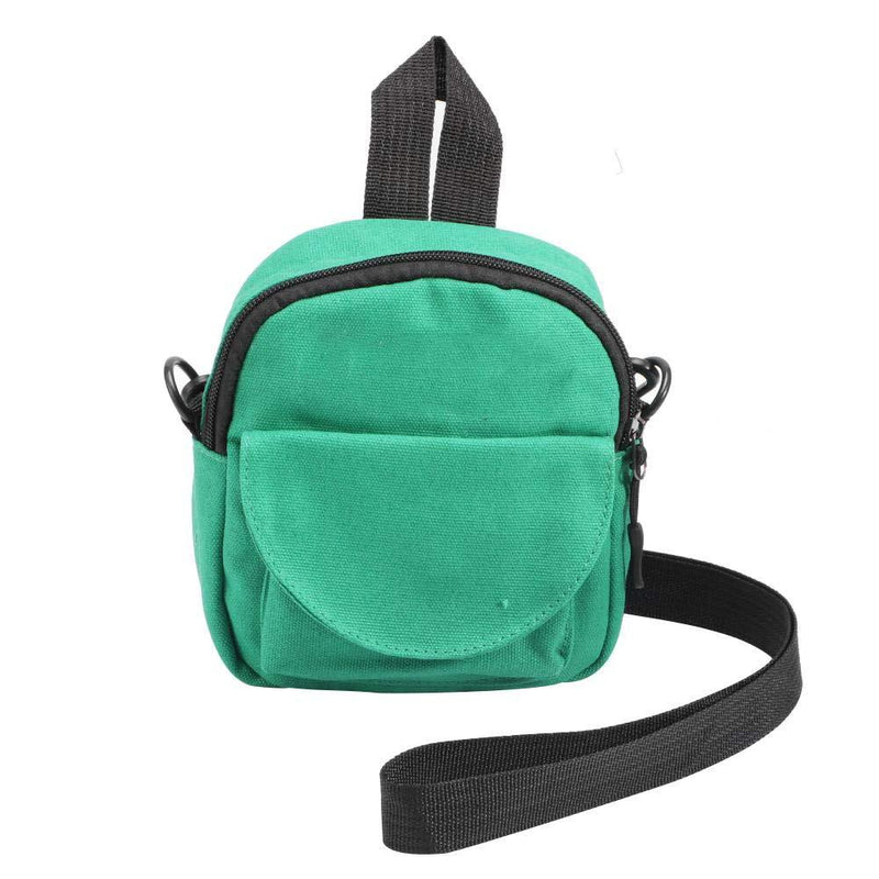 Cinnyi Travel Bag for Small Pet, Hamster Carrier Mini Outgoing Shoulder Bag for Small Hedgehog Rabbit Totoro Squirrel(Natural Green) - PawsPlanet Australia