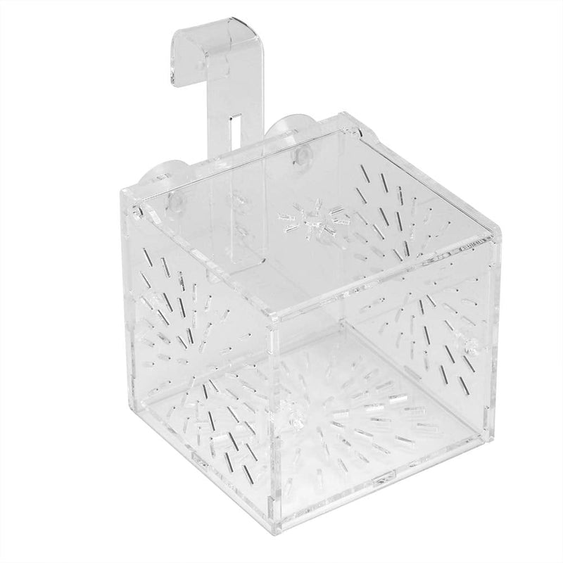 Fish Separation Breeder Box, Acrylic Transparent Fish Tank Breeding Isolation Box Aquarium Hatchery Incubator Holder A-10x10x10cm - PawsPlanet Australia