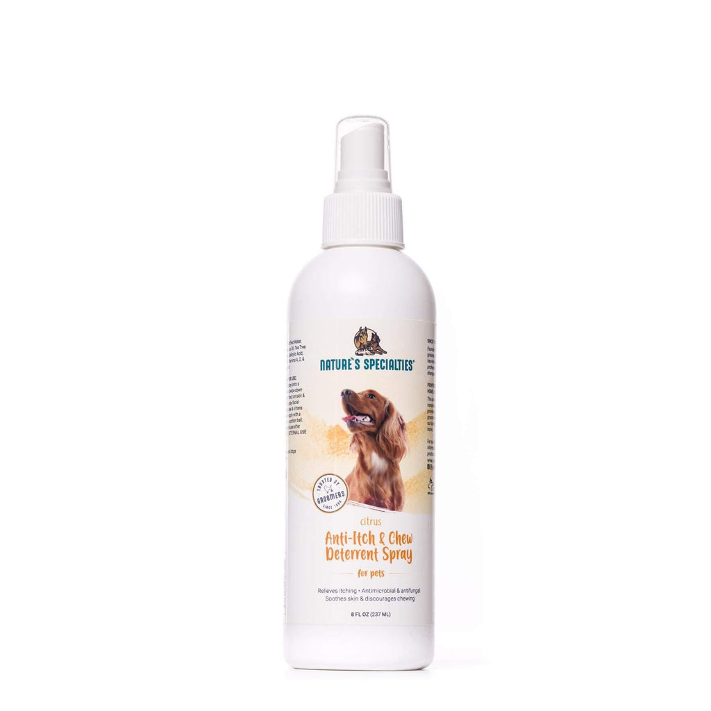 Nature's Specialties Anti-Itch Medicated Dog Spray for Pets, Ready to Use, Made in USA, Citrus, 8oz - PawsPlanet Australia