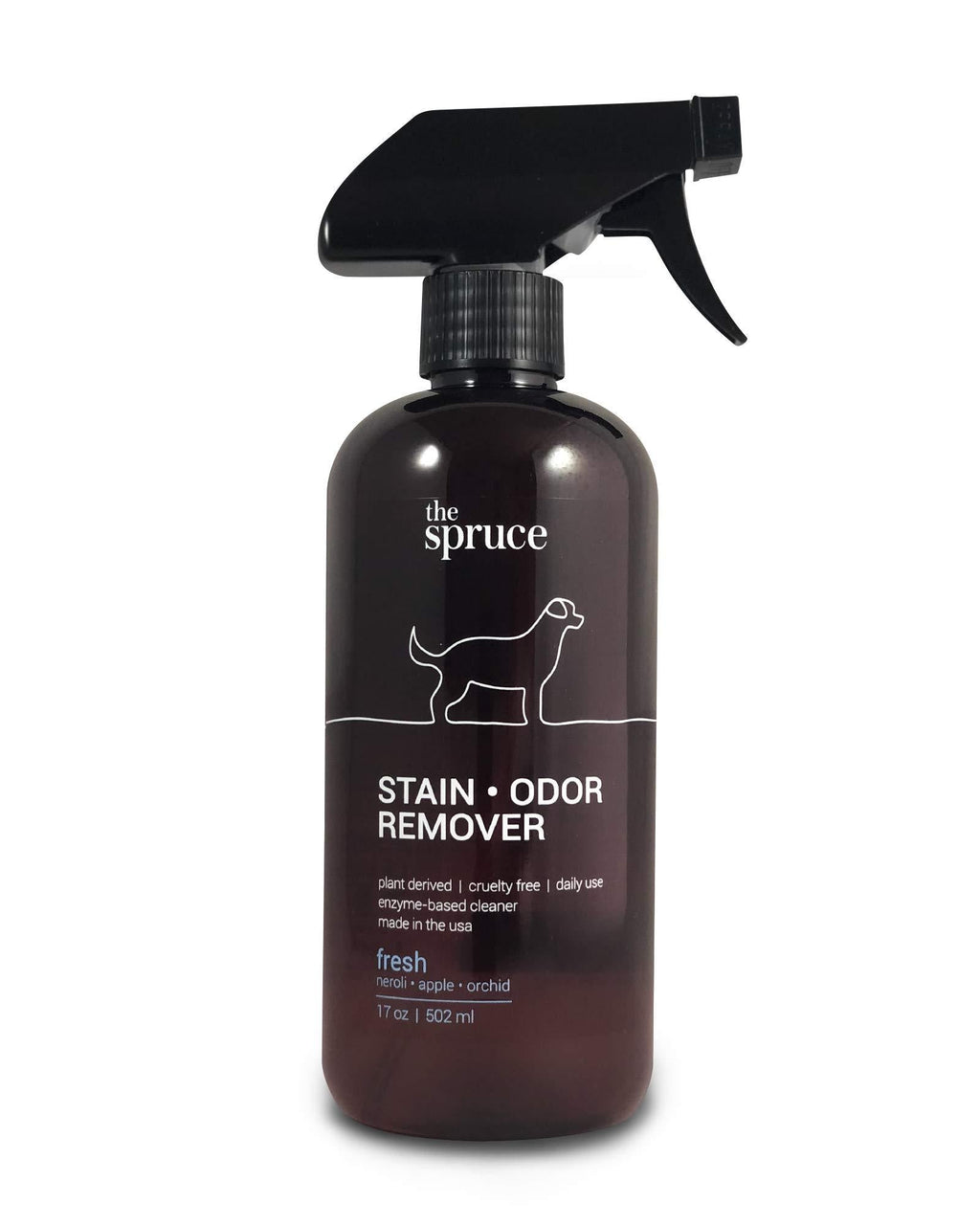 The Spruce Pet Stain & Odor Remover - Plant-Derived Enzyme-Based Cleaner for Dog and Cats Urine, Feces, Vomit, etc. Safe & Effective on Tile, Hardwood, Carpets, and Upholstery - 17 oz 1 Pack - PawsPlanet Australia