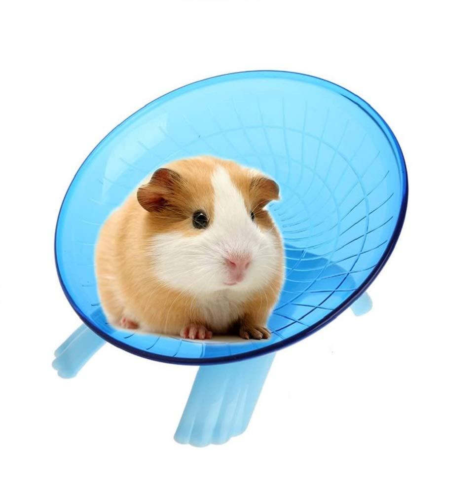 Litewood Hamster Flying Saucer Exercise Wheel Silent Jogging Running Spinner Wheel Toy for Small Animal Chinchilla Gerbil Rat Guinea Pig Mice Squirrel BLUE - PawsPlanet Australia
