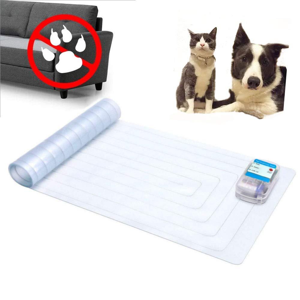 JSBH Upgraded Scat Mat - 12 x 60-inch Indoor Electronic Pet Shock Pad, Keep Pets Off Couch and Furniture Repellent/Deterrent ScatMat Training Mats for Dogs & Cats with LED Indicator - PawsPlanet Australia