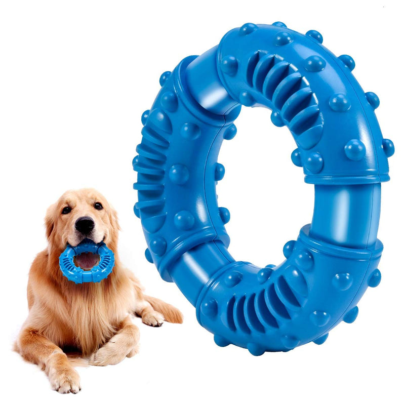 Feeko Dog Chew Toys for Aggressive Chewers Large Breed, Non-Toxic Natural Rubber Long-Lasting Indestructible Dog Toys, Tough Durable Puppy Chew Toy for Medium Large Dogs blue - PawsPlanet Australia