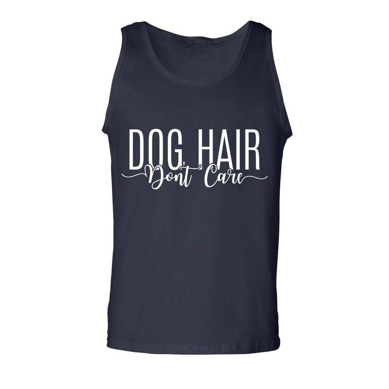 zerogravitee Dog Hair Don't Care Adult Tank Top Medium Navy - PawsPlanet Australia