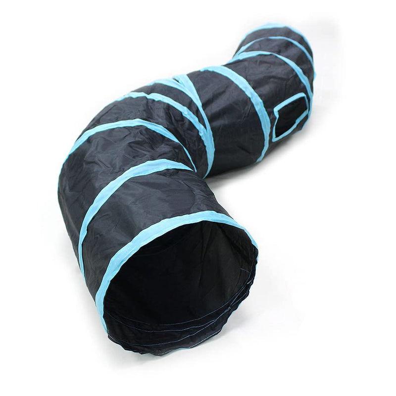 Bemodst S-Type Cat Tunnel, 2 Way/3 Way/4 Way/5 Way Collapsible S-Shape Small Animal Tubes Kitty Tunnels Interactive Maze House Toy with Storage Bag for Kitten Puppy Rabbit Guinea Pig … 2-Way - PawsPlanet Australia