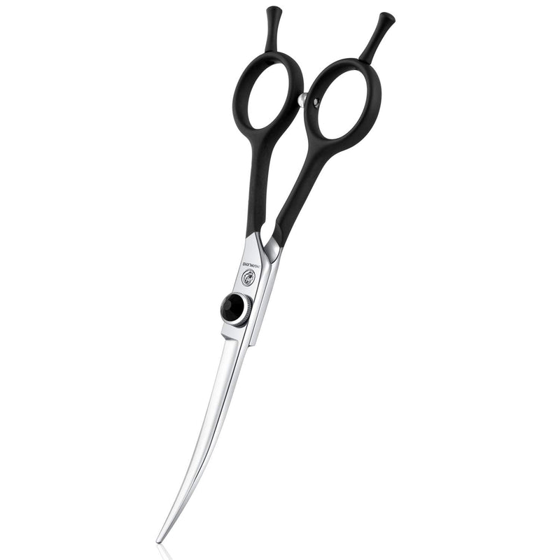 Upward Curved Dog Grooming Scissors Dog Scissors Shears for Grooming Face and Paws Safety Dog Grooming Shears Trimming Cutting Scissors for Dog Cat Pet Grooming 6 Inch 6 Inches Curved - PawsPlanet Australia