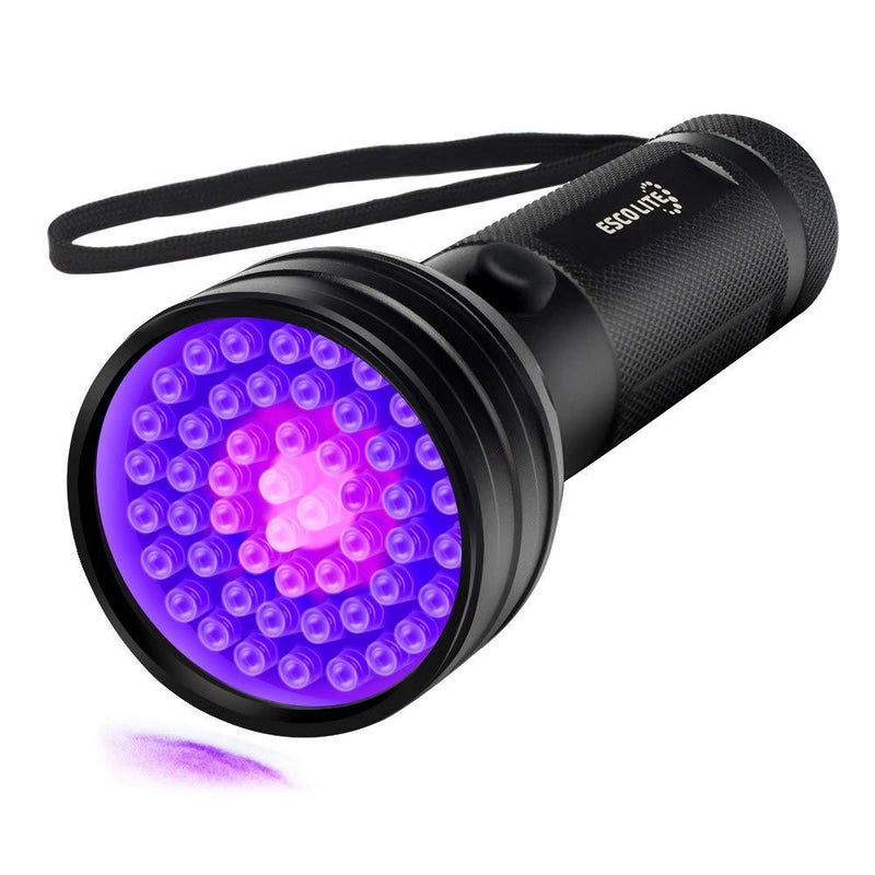 [Australia] - Flashlight BlackLight, 3-in-1 51 LED 365nM 380nM 395nM Blacklight Ultraviolet Flashlight for Pet Stains, Handheld Blacklight for Scorpion 