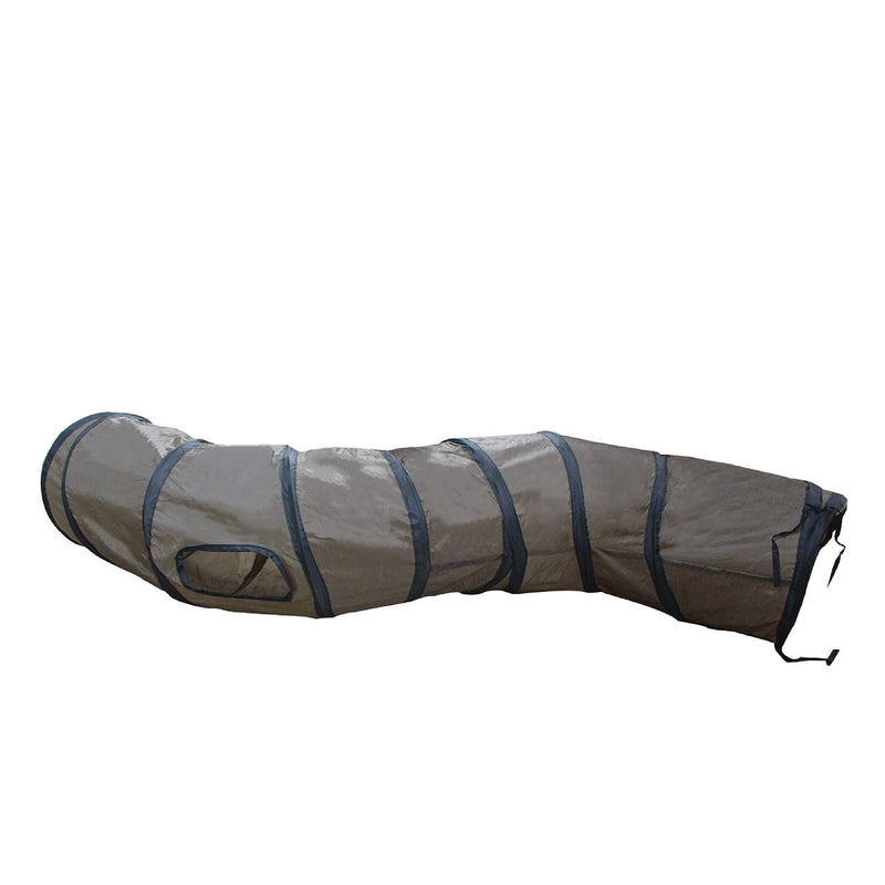 [Australia] - PetLike S Way Cat Tunnel Collapsible Pop-up Pet Tube Hideaway Play Toy with Ball Cat Tube Toy S-Way Brown 