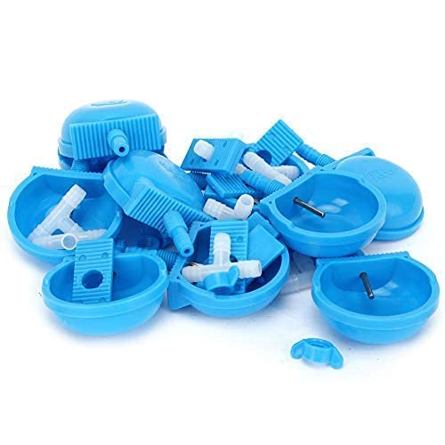 10PCS Automatic Animal Drinker Waterer Cup, Water Feeding Bowl Farm Cage Accessories Supplies for Rodent Animal - PawsPlanet Australia