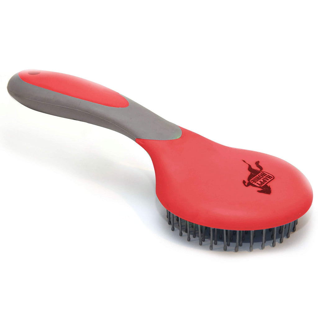 Happy Horse Mane & Tail Brush for Horses and Dogs Red - PawsPlanet Australia