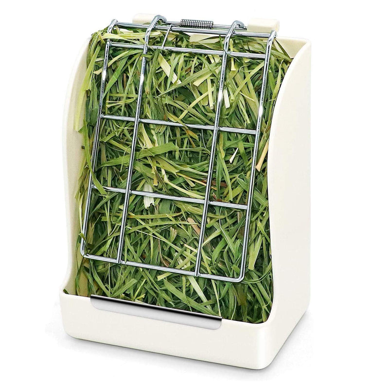 Indoor Hay Feeder Rack - Keep Grass Clean & Fresh,Less Waste,Fit for Guinea Pig,Rabbit,Chinchilla and Other Small Animals by Romalon - PawsPlanet Australia