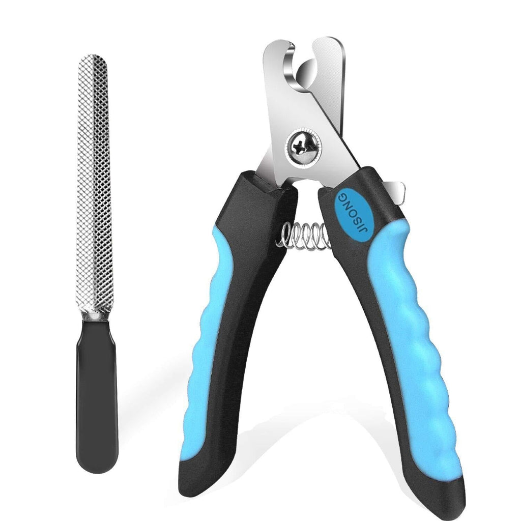 [Australia] - Jisong Dog Nail Clippers, Cat Nail Clipper and Trimmers, Equipped with Safety Protection to Avoid Excessive Cutting, Sharp Blade with Lock Switch, Large Size, Professional Pet Beauty Tools. 