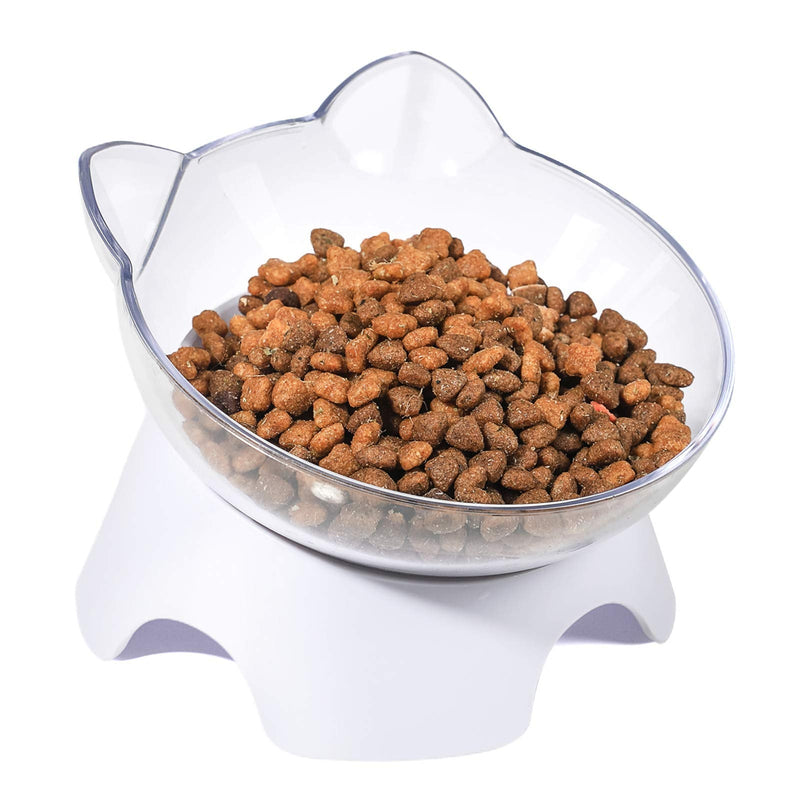 MILIFUN Raised Cat Food Bowls with Stand, Cat Dishes for Food or Water, Cat Tilted Bowl, Pet Dish with Stand Arcuation - PawsPlanet Australia