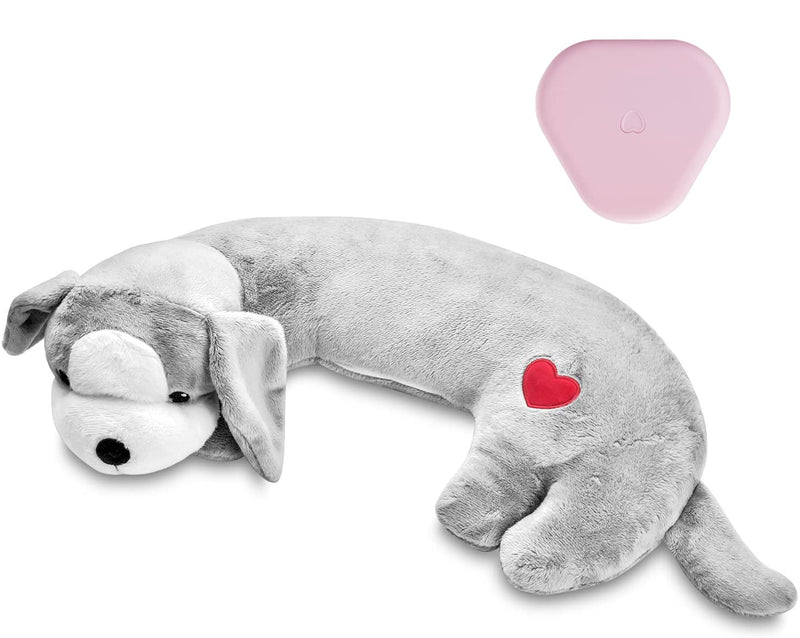 Moropaky Heartbeat Toy for Puppy Dog Anxiety Relief Behavioral Aid Toy Training Toy… Grey - PawsPlanet Australia