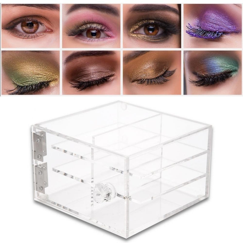 6 Layers Eyelash Storage Box, Transparent Acrylic Grafting False Eyelash Storage Box Makeup Cosmetic Case Eyelash Packing Travel Makeup Storage Tool - PawsPlanet Australia