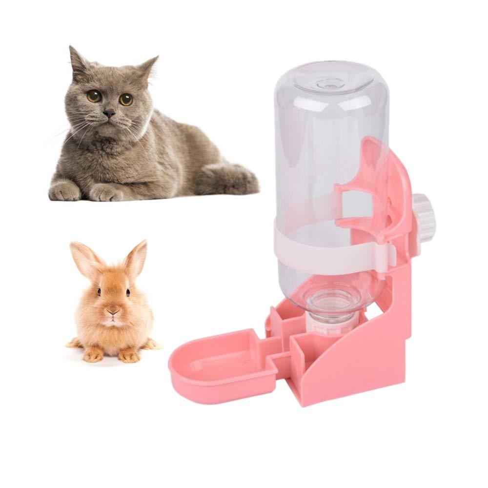 Vvciic Automatic Rabbit Feeders, 500ml Rabbit Cage Feeder, Pet Hanging Water Dispenser Cage Water Feeder Removable Food Water Bottle, Hanging on Cage for Hamster Rabbit Little Cat Dogs - PawsPlanet Australia