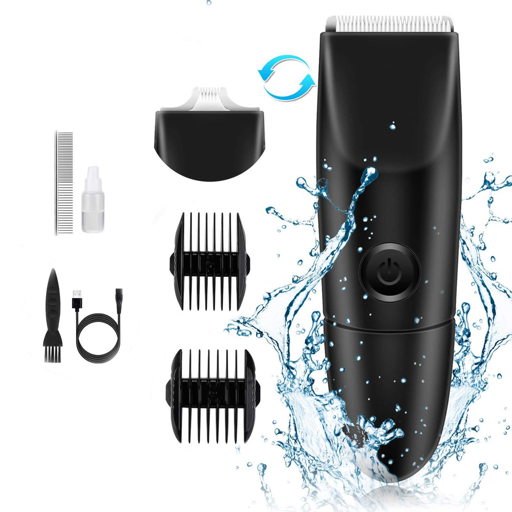 Dog Clippers Washable Dog Grooming Clippers Kit 2 in 1 Professional Pet Hair Trimmer Cordless Shaver Low Noise Rechargeable Strong Power Motor Quiet Hair Clippers Set for Dogs Cats Pets - PawsPlanet Australia