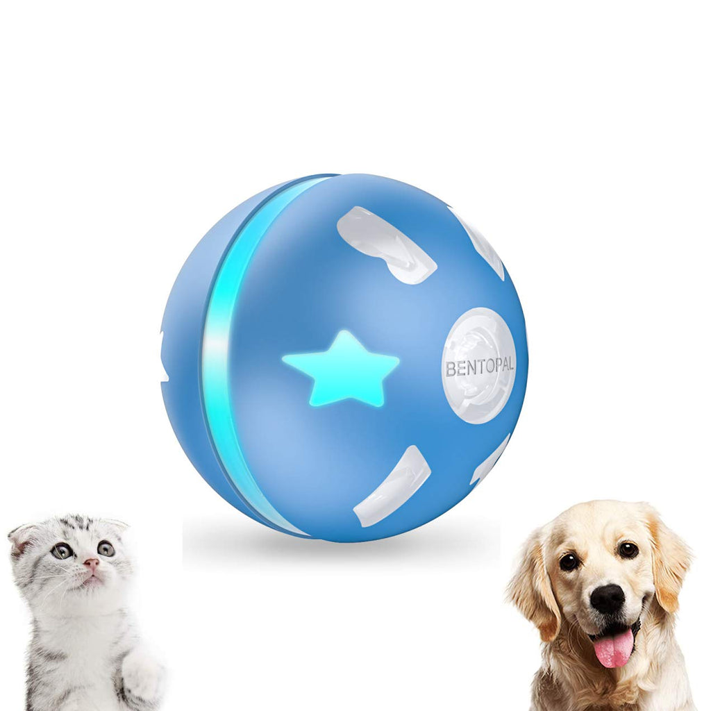 PetDroid Interactive Dog/Cats Ball Toys,Durable Motion Activated Automatic Rolling Ball Toys for Puppy/Small/Medium Dogs,USB Rechargeable (Dog/Cat Ball Toy) - PawsPlanet Australia