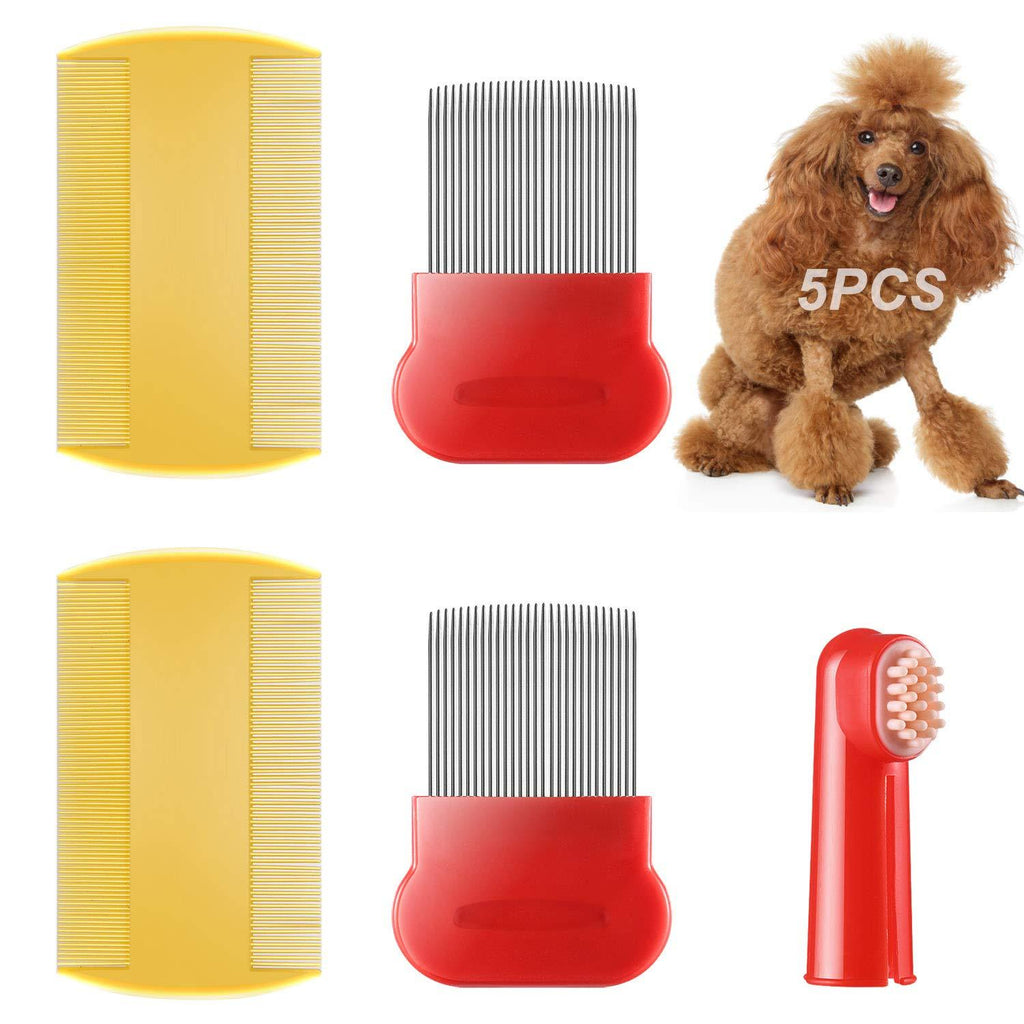 5 pack dog Grooming Comb - PawsPlanet Australia