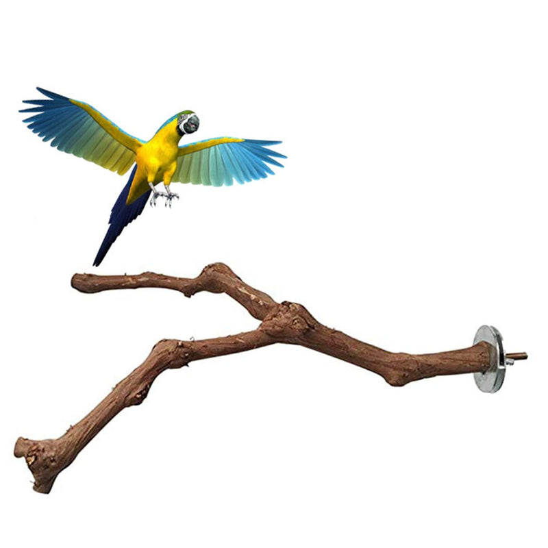 PINVNBY Bird Perch Stand,Parrot Perches,Natural Birdcages Standing Climbing Paw Grinding Wood Branch Stick Cage Accessories Toys for Parakeet Lovebirds Budgies Cockatiels Finches Types-A - PawsPlanet Australia