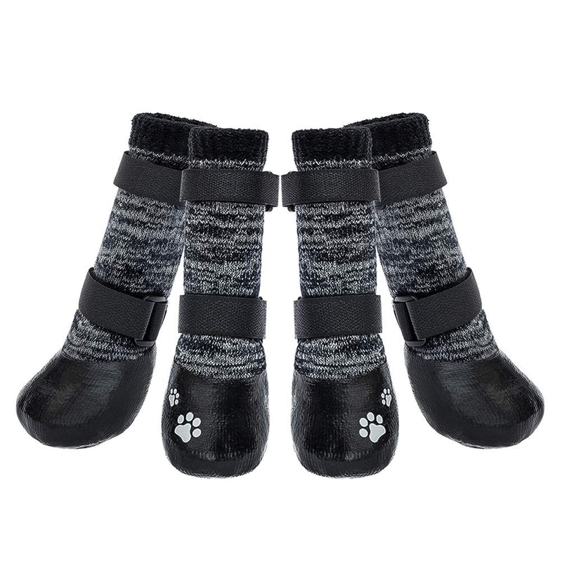 KOOLTAIL Dog Socks Anti-Slip Dog Boots with Straps Traction Control, Paw Protection Sets for Indoor Hardwood Floors & Outdoor, Fits Small Medium Large Dogs - PawsPlanet Australia