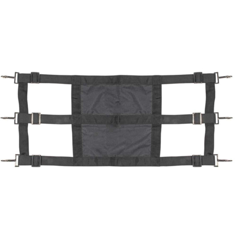 Dura-Tech Cordura Horse Stall Guard | Great for Use at Shows | Double Vinyl Coated Polyester Center | 2" Nylon Web Straps | Adjusts from 36" - 48" | Fits Most Stall Openings Black - PawsPlanet Australia