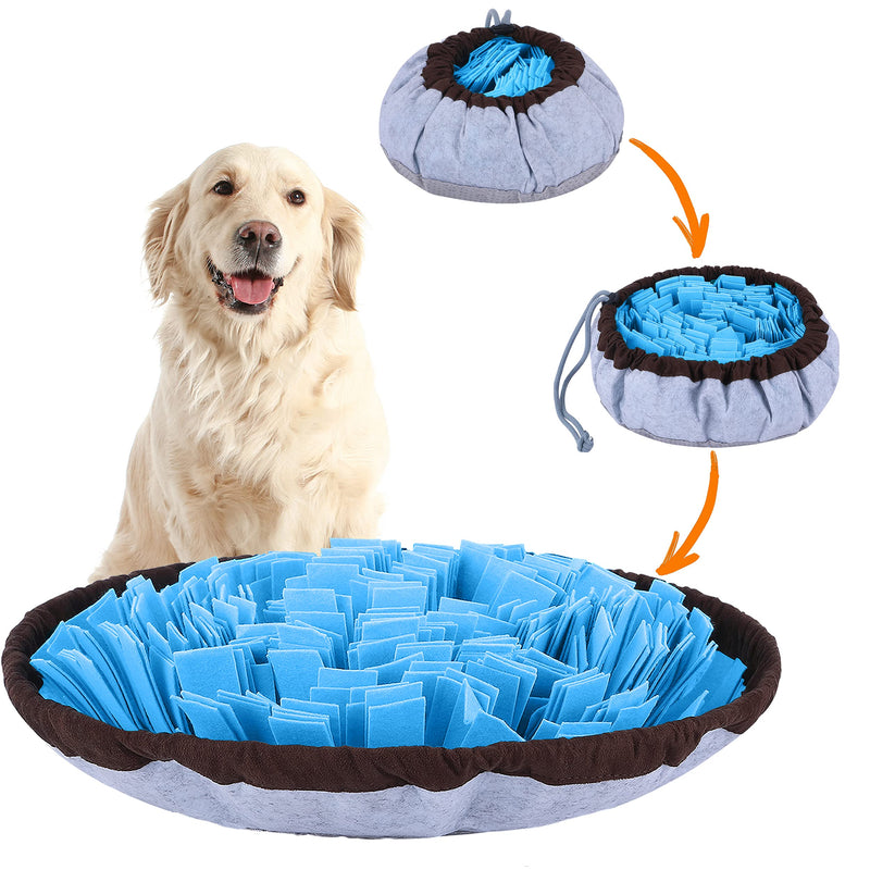 PET ARENA Adjustable Snuffle mat for Dogs, Dog Puzzle Toys, Enrichment Pet Foraging mat for Smell Training and Slow Eating, Stress Relief Interactive Dog Toy for Feeding, Dog Mental Stimulation Toys - PawsPlanet Australia