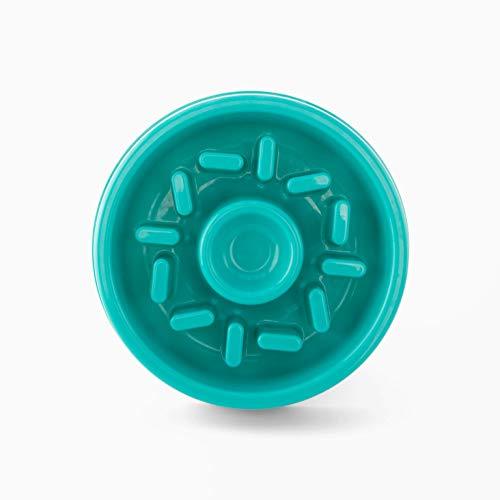 [Australia] - ZippyPaws - Happy Bowl - Slow Feed Dog Bowl - Up to 10x Slower Eating - Dishwasher Safe, Non Slip Donut 