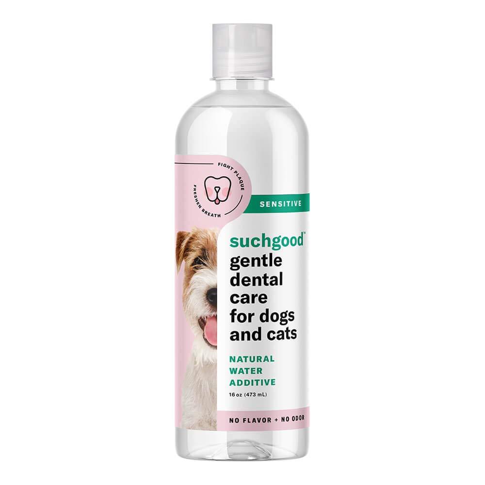 Suchgood Gentle Natural Water Additive for Pets | Easy Brushless Dental Care for Sensitive Dogs and Cats | Made in The USA with Premium Ingredients for Whole Mouth Health - PawsPlanet Australia