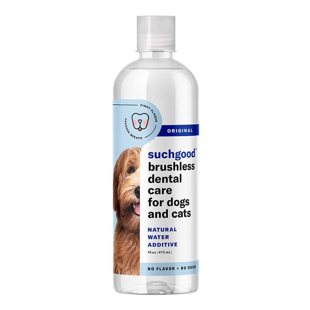 Suchgood Original Natural Water Additive for Pets | Simple, Brushless Dental Care for Good Dogs and Cats | Made in The USA with Premium Ingredients for Whole Mouth Health - PawsPlanet Australia