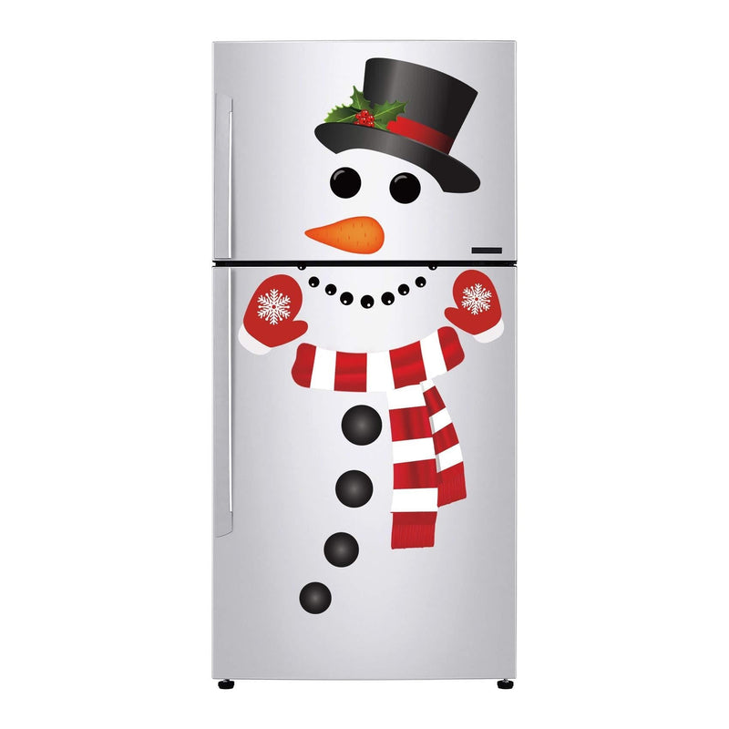 Funnlot 20PCS Christmas Snowman Refrigerator Stickers Christmas Refrigerator Decorations Cute Snowman Refrigerator Sticker for Xmas Holiday Home Fridge Decor Snowman Wall Sticker - PawsPlanet Australia