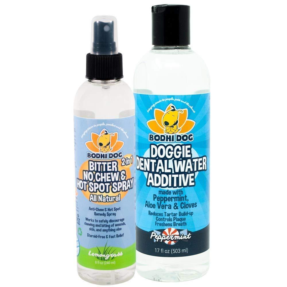 Bodhi Dog Bitter 2 in 1 No Chew 8oz + Peppermint Dental Water Additive Bundle - PawsPlanet Australia