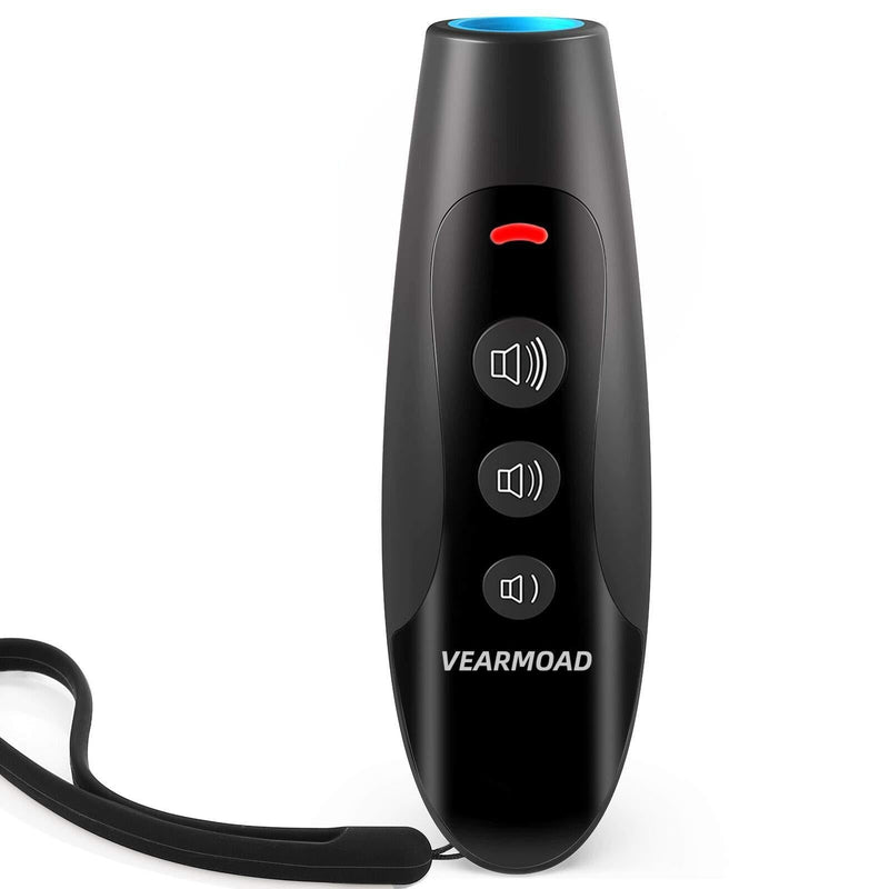 [Australia] - VEARMOAD Ultrasonic USB Rechargeable Dog Bark Control Deterrent Device, Portable 2 in 1 Dog Anti Barking Devices Dog Trainer of 16.5 Ft Control Distance, No Barking Device Outdoor Indoor 