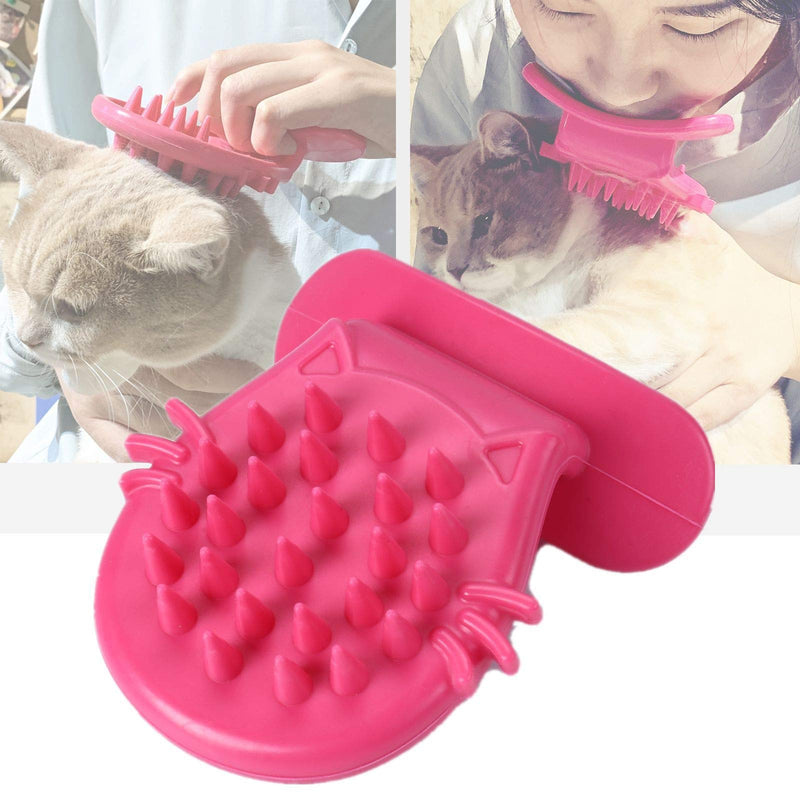 PETCYY Cat Brush Shedding Grooming, Soft Massage Cat Tongue Brush, Licking Your Cat Like a Mama Cat to Comfort, Surprise Pet Gifts Rose red - PawsPlanet Australia