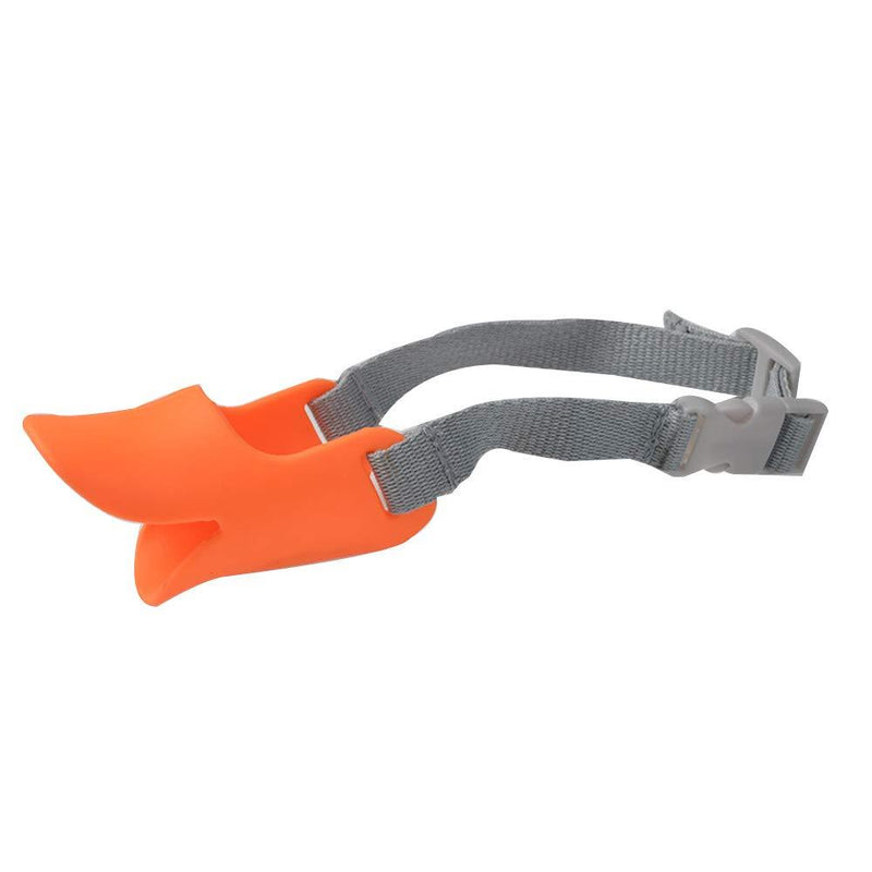 Prime Anti Bite Dog Muzzle for Extra Small Dog Anti-bite and Anti-Called Duck Bill Muzzle Orange S - PawsPlanet Australia