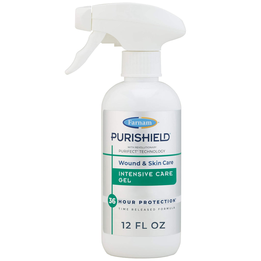 Farnam PuriShield Wound & Skin Care Intensive Care Gel Promotes Healing with Long Lasting Relief and Protection 12 Ounces - PawsPlanet Australia