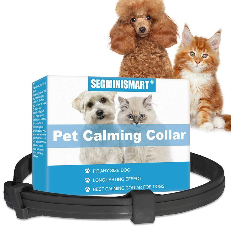 SEGMINISMART Calming Collar for Dogs,Calming Cat Collar,Antianxiety Collar with Adjustable Size,Pet Anxiety Relief & Anti Stress,Lasting Calming Effect Cat and Dog Anxiety Relief - PawsPlanet Australia