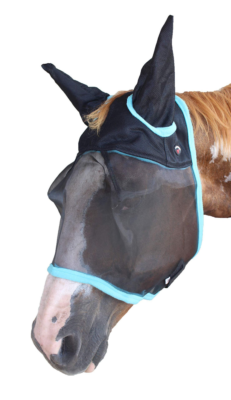 CHALLENGER Equine Horse mask Summer Spring Airflow Mesh 73262TL - PawsPlanet Australia