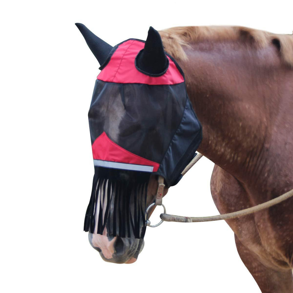 Coolrunner Horse Fly Mask, Fly Masks for Horses with Ears, Fly Masks for Horses with Breathable and Soft Mesh - PawsPlanet Australia