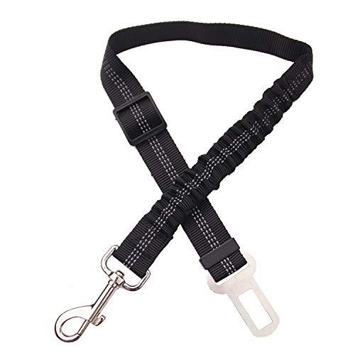 [Australia] - NicePro Dog Seat Belt -1 Pack, Nlyon Car Leash for Dog/Cat, Safety Leads Vehicle Dog Seatbelt,19-27 Inch Adjustable black 
