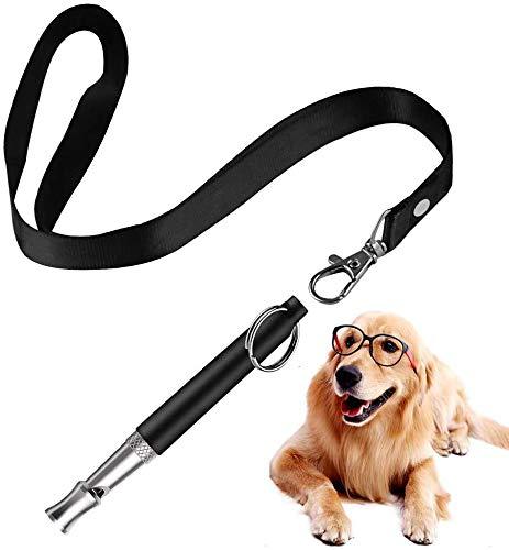 Zeyaa Ultrasonic Dog Whistle to Stop Barking, Adjustable Frequencies Training Tools with Free Lanyard Strap, Long Range Silent for Recall Training - PawsPlanet Australia