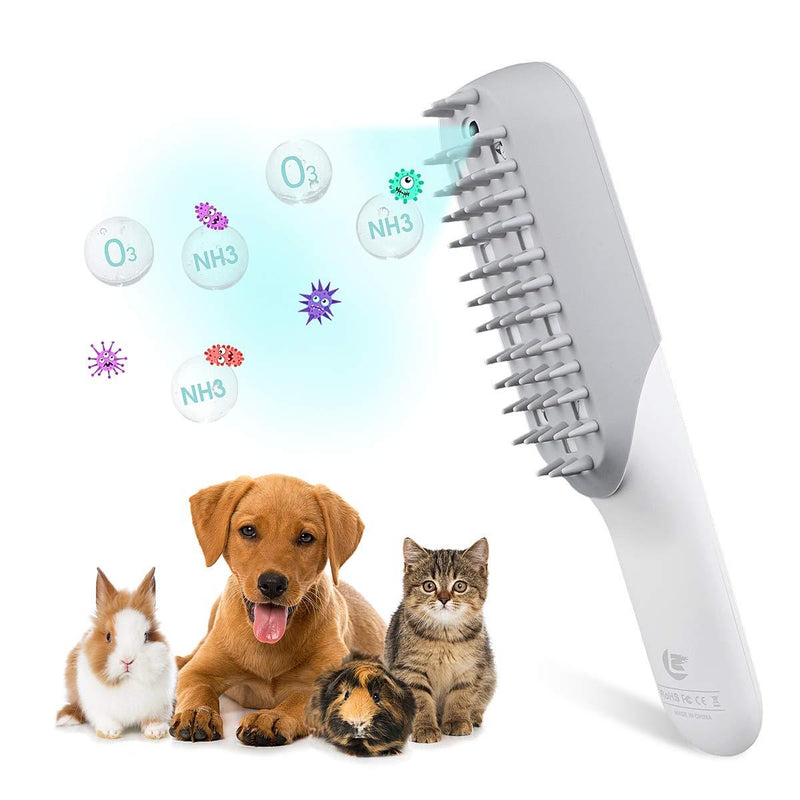 [Australia] - Namsan Cat Dog Brush, Rabbit Brush, Ozone Pet Brush for Shedding with Deodorization, Dog Brush for Shedding Hair, Odor Dog Eliminator Brushes, Electronic Dog Grooming Brush 