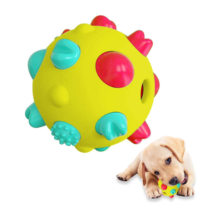 [Australia] - Puppy Chew Toys,Dog Toys Chew Balls Durable Interactive Dog Puzzle Toy Tooth Brush for Puppies Teething,Dog Teeth Cleaning,Chewing,IQ Training,Fetching 