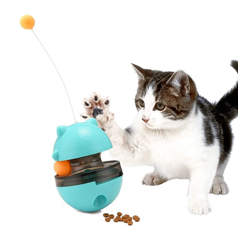[Australia] - Mogoko Interactive Cat Tumbler Toys, Food Dispenser IQ Treat Ball for Kitten Cats 